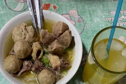 Semangkuk Bakso di Sami Asih, yang jadi favorit warga lokal sejak 1974 silam. (Foto: Dok SB)