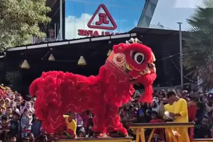 Jadwal pertunjukan Barongsai di Cilacap memperingati Imlek 2026. (Foto: Tangkapan layar TikTok @samilariscilacap)