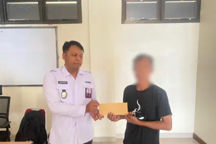 WBP Tamping Lapas Nirbaya Nusakambangan bebas dan mendapat premi. (Lapas Nirbaya).