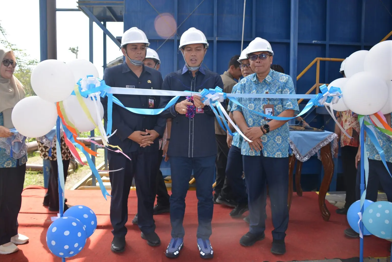 ​Perusahaan Umum Daerah Air Minum (Perumdam) Tirta Wijaya resmi mengoperasikan Instalasi Pengolahan Air (IPA) Maos dengan tambahan kapasitas 100 liter per detik (lps) pada Kamis (5/2/2026).(Foto: Diskominfo Cilacap)