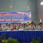 KUD Mino Saroyo menggelar Rapat Anggota Tahunan tutup buku 2025 di gedung HNSI Cilacap. (Tri Aji)