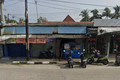 Lokasi yang berada di dekat Tugu Lilin Gumilir, sehingga sering familiar dengan nama Mie Ayam Gumilir. (Foto: Tangkapan layar Google Maps)