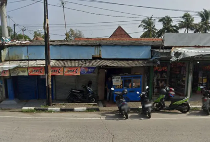 Lokasi yang berada di dekat Tugu Lilin Gumilir, sehingga sering familiar dengan nama Mie Ayam Gumilir. (Foto: Tangkapan layar Google Maps)