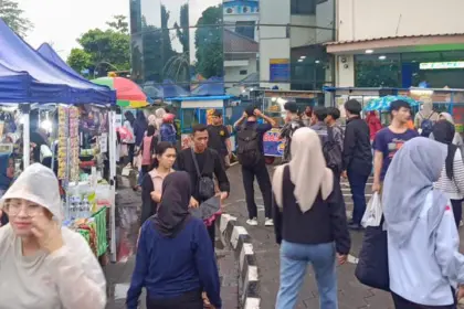 Pasar ramadan war takjil purwokerto banyumas