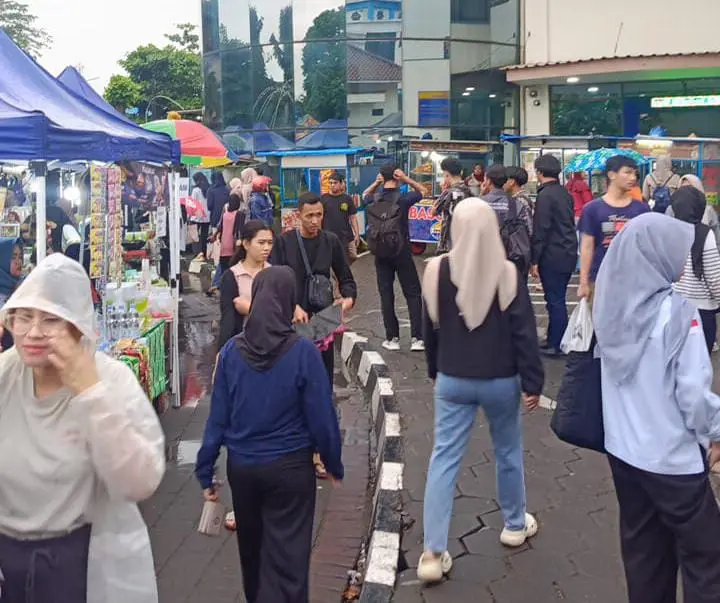 Pasar ramadan war takjil purwokerto banyumas