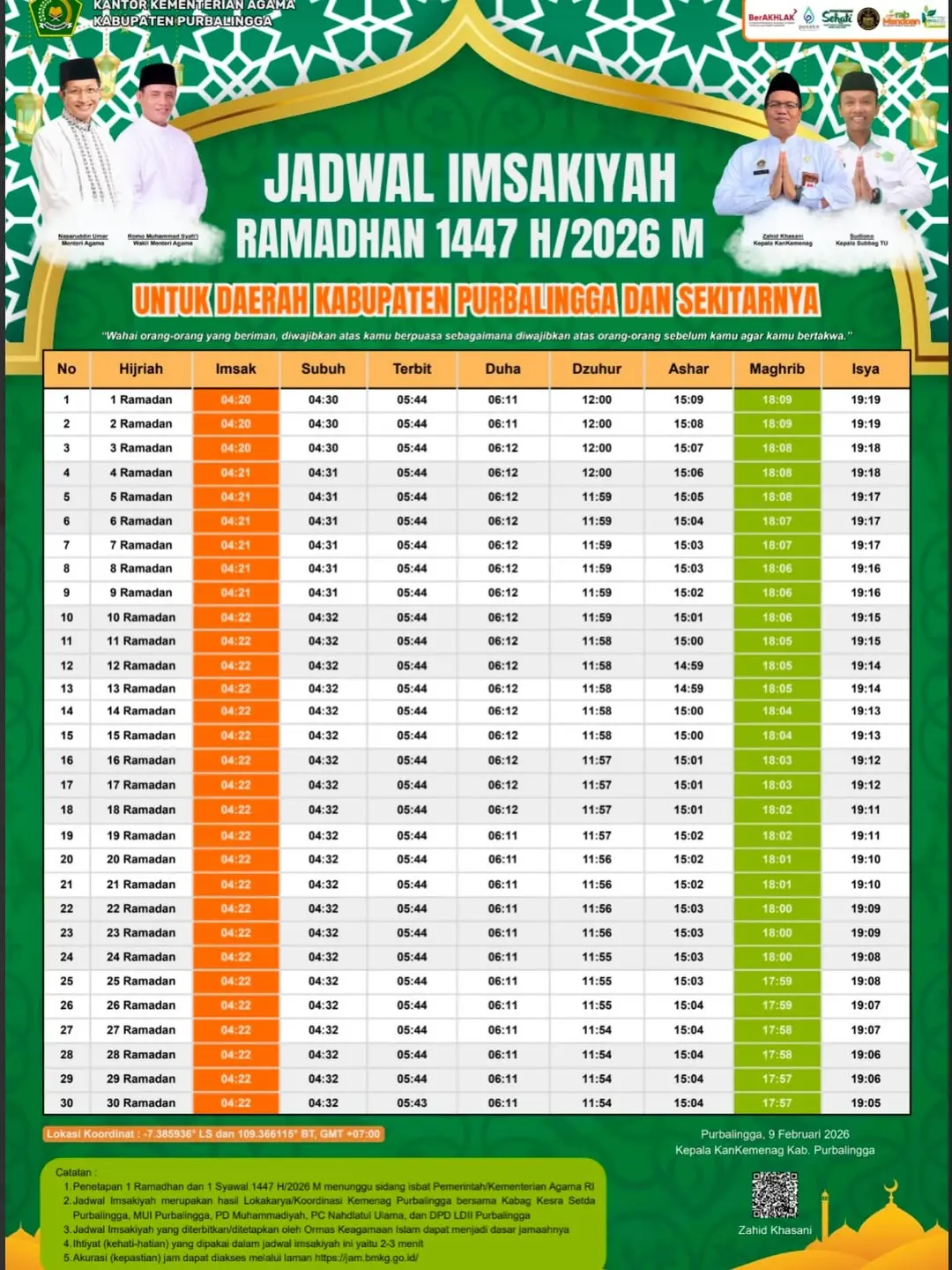 Jadwal Imsakiyah