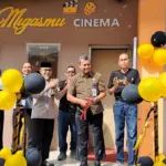 SMK Migas Muhammadiyah Cilacap melaunching bioskop MigasMu Cinema. (Tri Aji).
