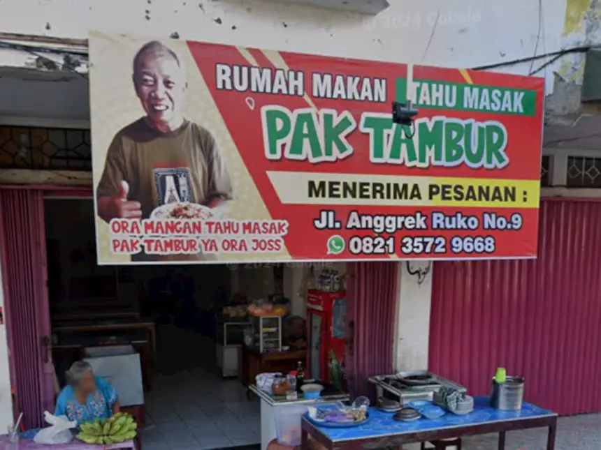 Tahu masak pak tambur cilacap