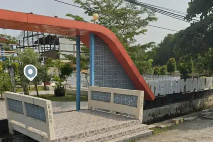 Taman Marlin sebagai salah satu Ruang Terbuka Hijau atau RTH di Cilacap. (Foto: Tangkapan layar Google Maps)