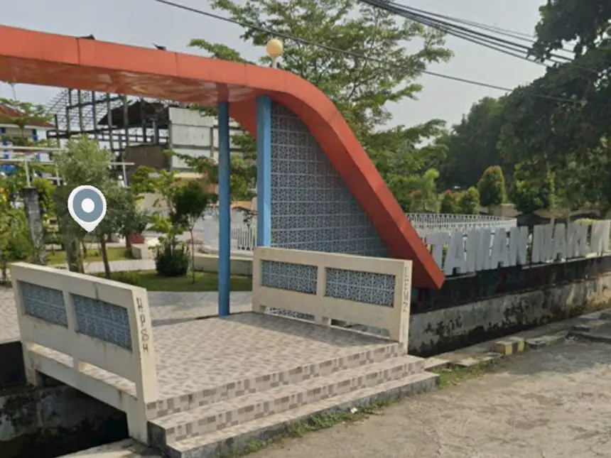 Taman Marlin sebagai salah satu Ruang Terbuka Hijau atau RTH di Cilacap. (Foto: Tangkapan layar Google Maps)