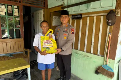 Bantuan angin kencang kapolsek cilacap utara