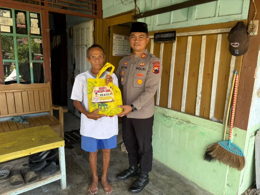Bantuan angin kencang kapolsek cilacap utara