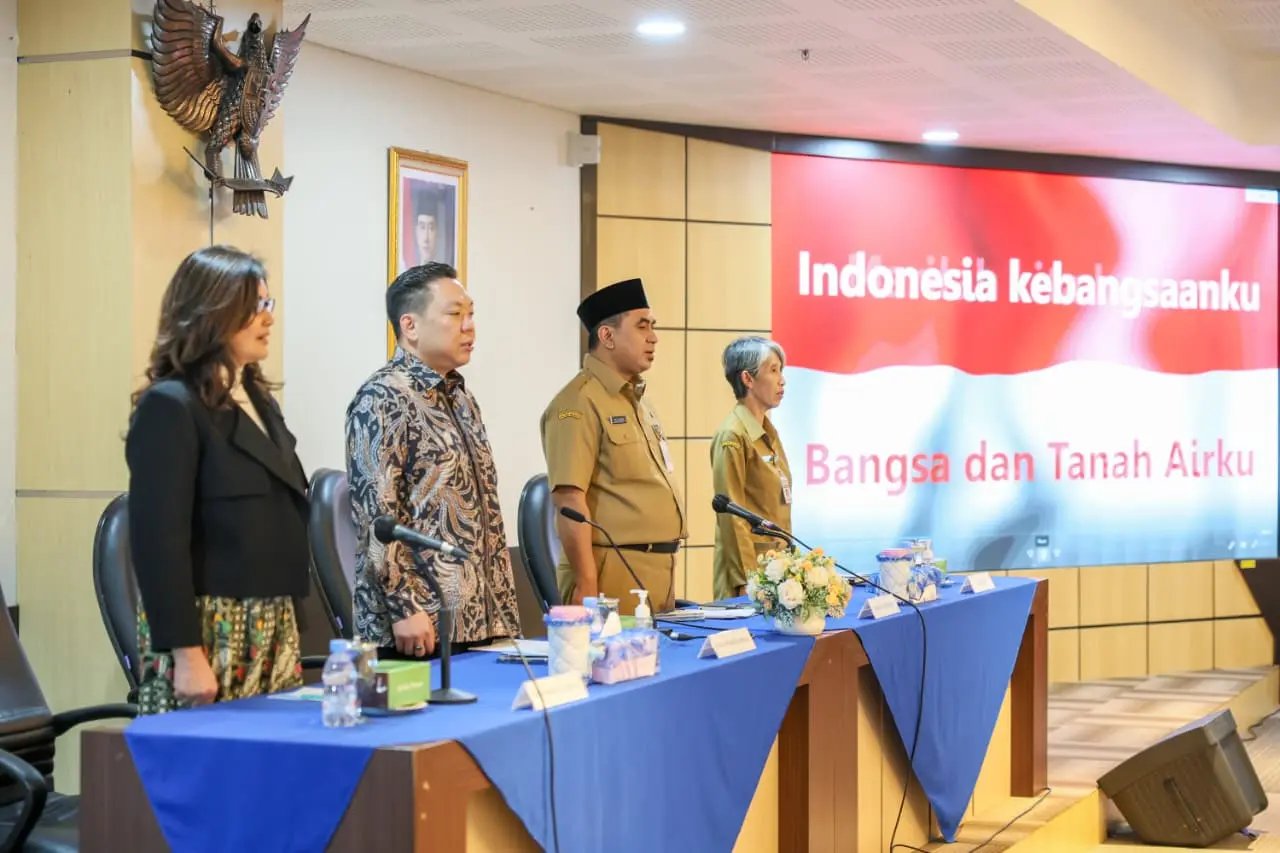 Kunjungan anggota DPR RI di Pemprov Jateng terkait peningkatan kasus campak dan adanya KLB di tiga kabupaten. (dok. Pemprov Jateng)
