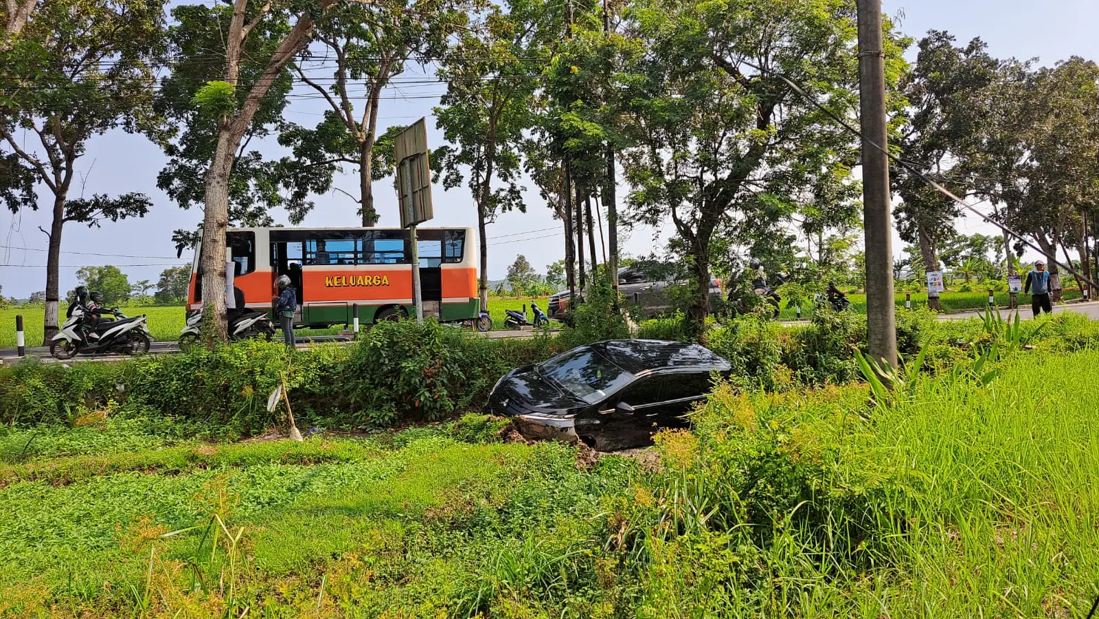 Kecelakaan tunggal di jalur mudik cilacap 2026