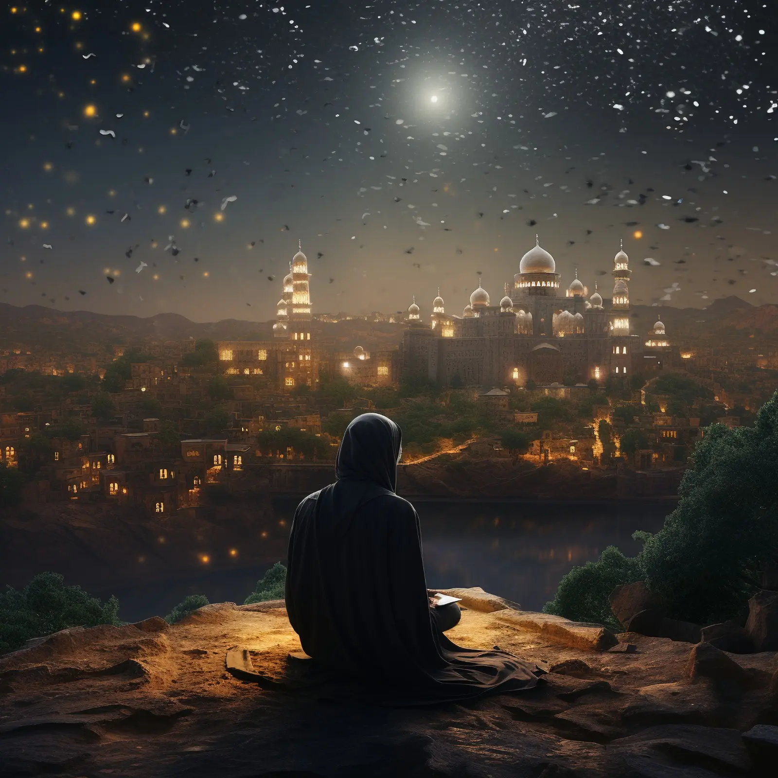 Malam lailatul qadar seribu bulan