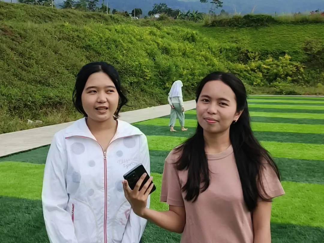 Pengunjung Lapangan Kemutug Lor Baturraden Banyumas