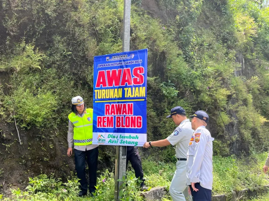 Polres purbalingga survey jalur mudik