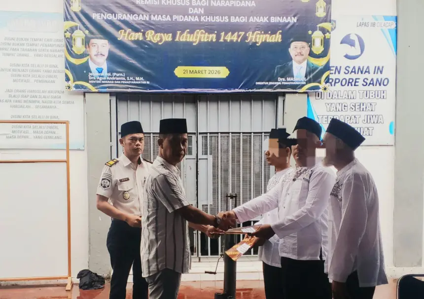 Remisi lebaran 2026 lapas cilacap