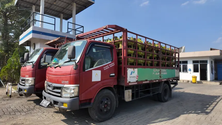 Stasiun pengisian LPG di wilayah Jawa Tengah dan DIY. (Patra Niaga Jateng).