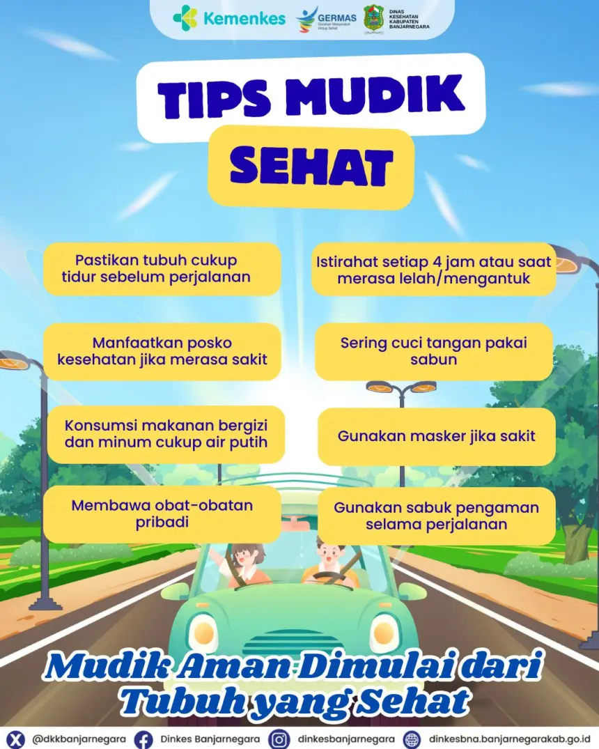Tips mudik sehat