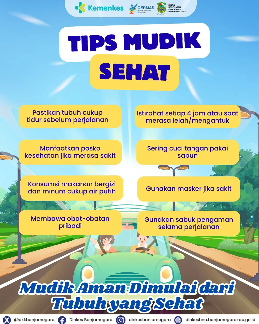 Tips mudik sehat
