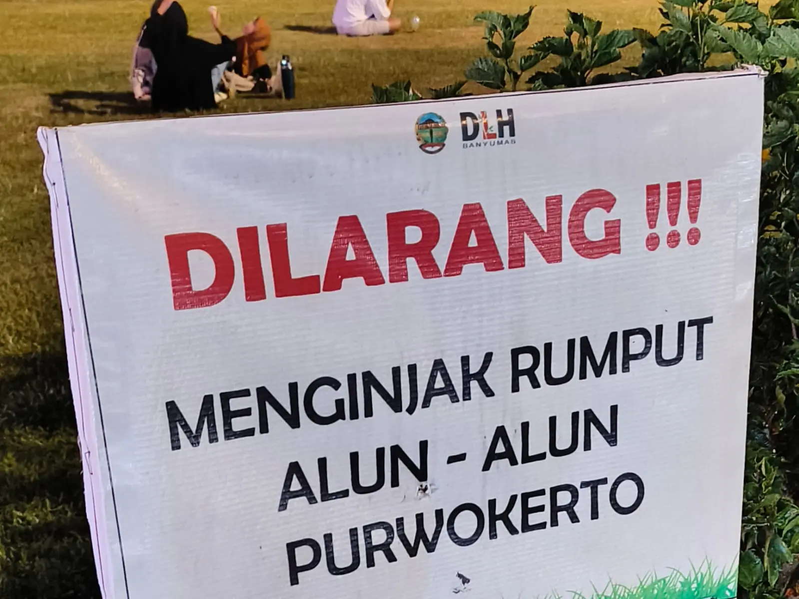 Catatan historis larangan menginjak Alun-alun Purwokerto sejak revitalisasi tahun 2017 silam. (Foto: Dok cilacaptoday.com)