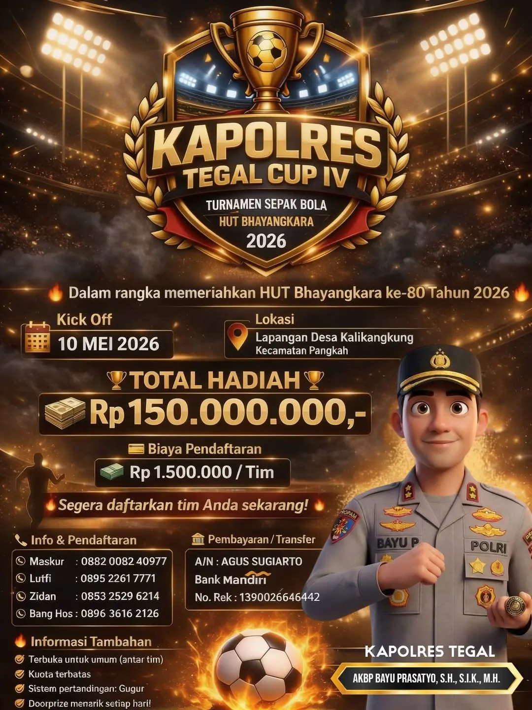 kapolres tegal cup iv