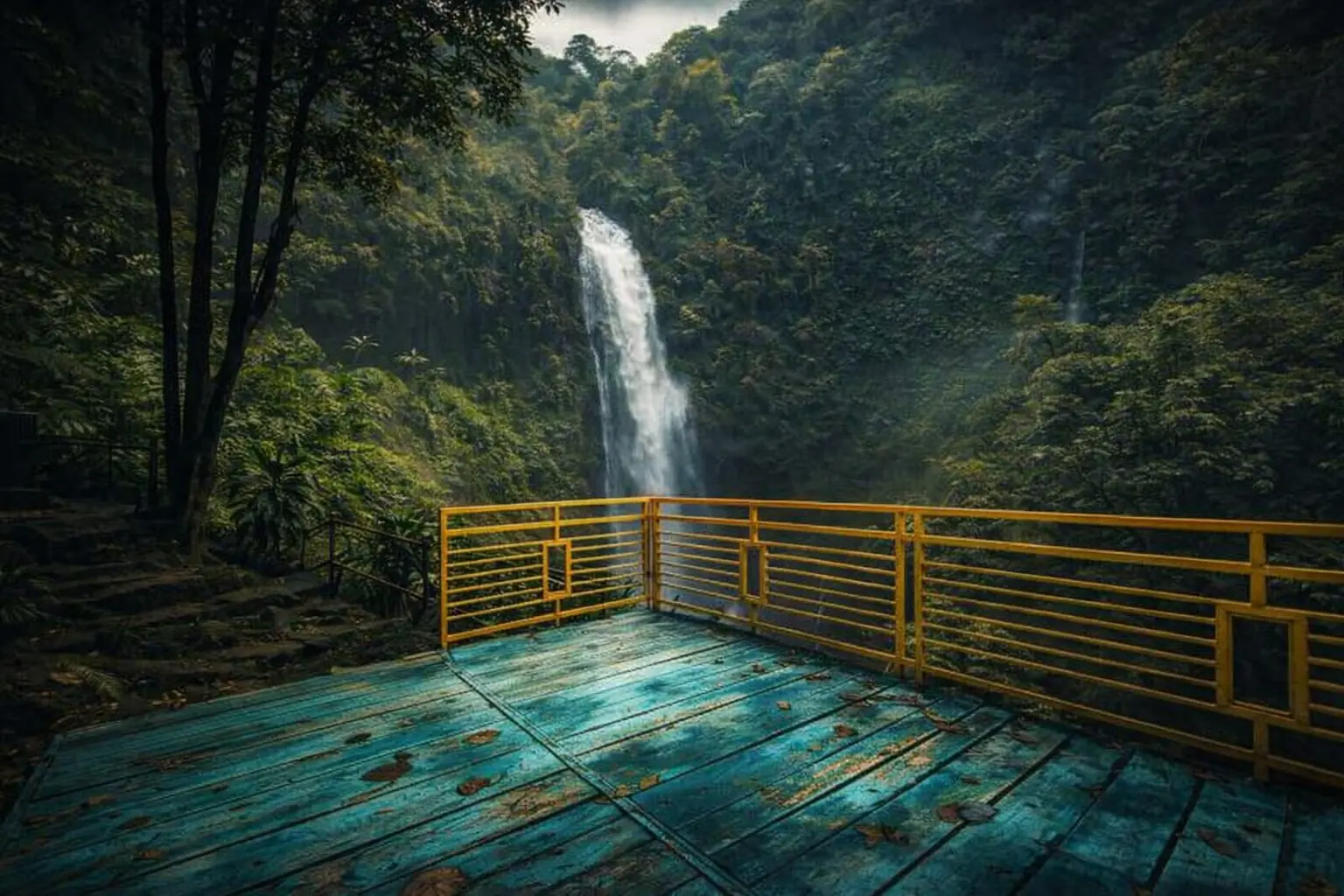 Sejarah dan asal-usul penamaan Curug Cipendok di Dusun Lebakisu, Desa Karanganyar, Kecamatan Cilongok, Banyumas. (Foto: cilongokkec.banyumaskab.go.id/AI)