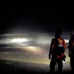 Tim SAR Gabungan saat pencarian anak tenggelam di Pantai Setrojenar. (Basarnas Cilacap).