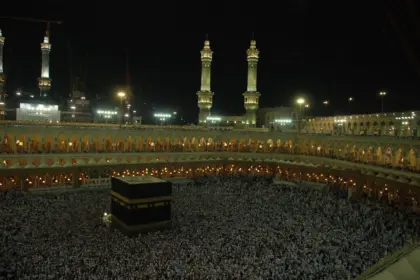Suasana umat muslim yang sedang melaksanakan ibadah haji di Makkah.(dok Pixabay)