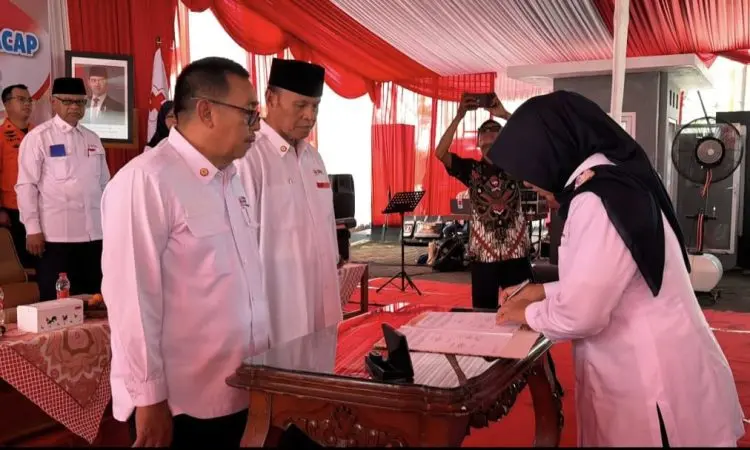 168 Pengurus PMI Kecamatan di Cilacap Dilantik, Diminta Langsung Bergerak Layani Masyarakat