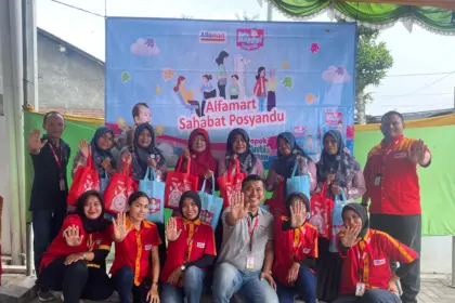 Alfamart dan Baby Happy Perkuat Program Posyandu, Sasar Lebih dari 6.000 Ibu dan Anak