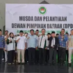 Pelantikan pengurus DPD APPSI Kabupaten Cilacap di Gedung IPHI Cilacap. (Tri Aji).