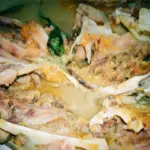 Ressk memasak Brekecek Pathak Jahan, kuliner khas Cilacap yang anti amis. (Sumber: Ilustrasi, editing TikTok @rmbrekecekpathak)