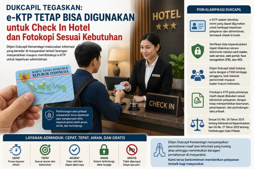 Ilustrasi penggunaan e-KTP (dok Meta AI)