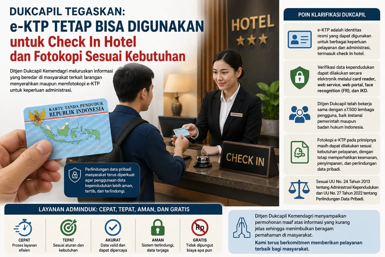 Ilustrasi penggunaan e-KTP (dok Meta AI)