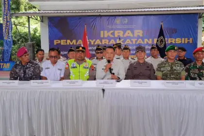 Lapas se Nusakambangan dan Cilacap Ikrar perang teehadpa handphone ilegal, narkoba, hingga praktik penipuan. (Tri Aji).