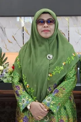 Pengurus Harian PC Muslimat NU Banyumas, Bidang Hukum, Advokasi, dan Litbang PC Muslimat NU Banyumas, Hj. Durotun Nafisah, S.Ag., M.S.I.(Foto: Wahyu Sumantri)