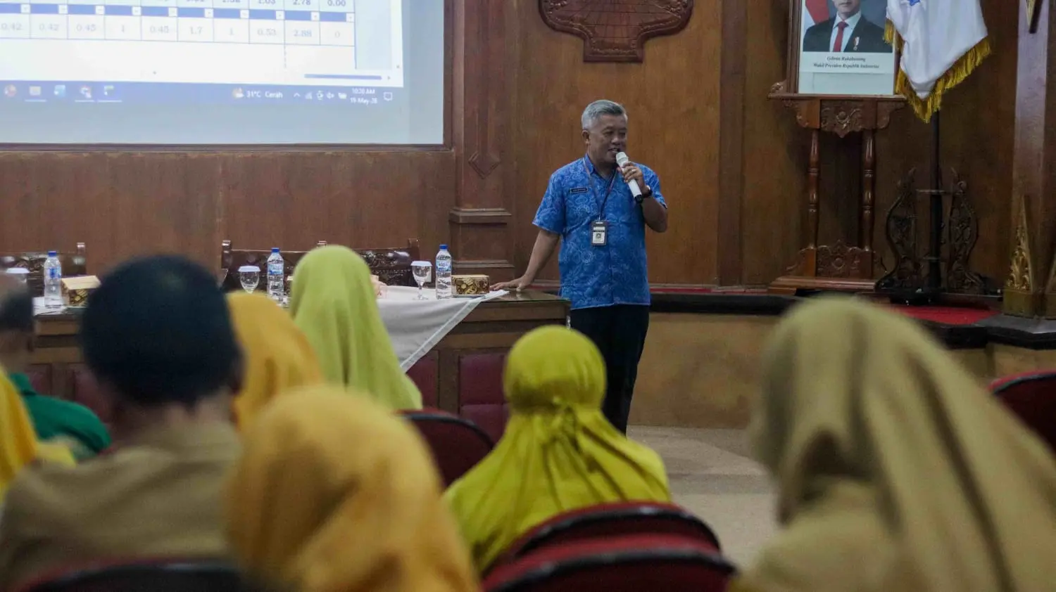 15 Perangkat Daerah mengikuti rapat koordinasi peningkatan Indeks Reformasi Birokrasi (IRB) di Operation Room (OR) Kompleks Setda Purbalingga, Selasa (19/5/2026).(Foto: Pemkab Purbalingga)