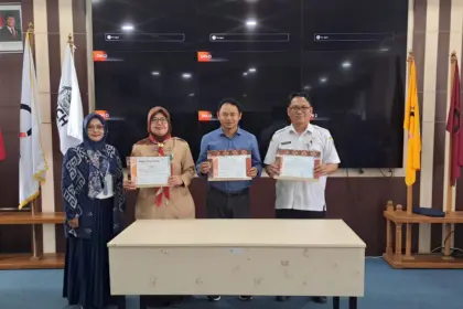 Peresmian Rumah Inovasi Cilacap HIVE atau RICH oleh Kepala Bappeda Cilacap. (Tri Aji).