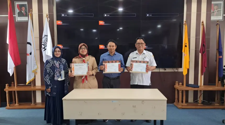 Peresmian Rumah Inovasi Cilacap HIVE atau RICH oleh Kepala Bappeda Cilacap. (Tri Aji).