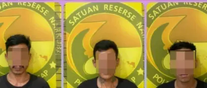 Tanam Sabu di Sawah , 3 Pengedar Asal Banyumaa Dibekuk Polresta Cilacap