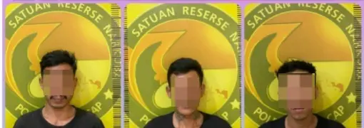 Tanam Sabu di Sawah , 3 Pengedar Asal Banyumaa Dibekuk Polresta Cilacap