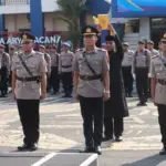Kapolresta Cilacap Kombes Pol Budi Adhy Buono Pimpin sertijab pejabat utama Polresta Cilacap. (Polresta Cilacap).