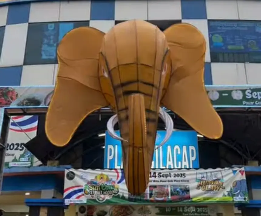 Komplek Pasar Gede Cilacap bakal menggelar festival Street Food thailand yang akan dimulai menjelang akhir pekan. (Foto: Instagram @xoproduction_)