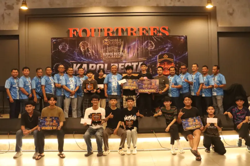 Ratusan Gamer Meriahkan Kapolresta Cilacap E-Sport Championship, Jadi Ajang Berburu Talenta Muda