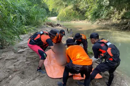 Pencarian Hari Ke 3, Pemancing Tenggelam di Sungai Jeruklegi Cilacap Ditemukan Tewas