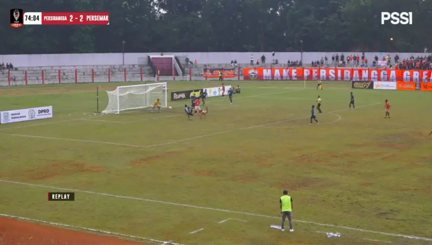 Liga 4 Nasional: Persibangga Purbalingga Bekuk Persemar Martapura 3-