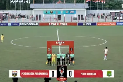 Update Liga 4 Nasional: Persibangga Tahan Pesik Kuningan 1-1 di Babak Pertama